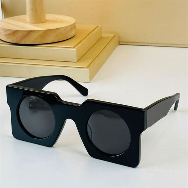 

2022 new womens sunglasses eri009 summer fashion personality trend large square frame round lens ladies shopping sunglasses metal 198b, White;black