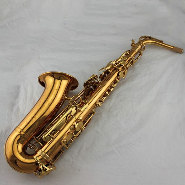 

saxophone high grade classical type / gold lacquer/ imported germany copper alto saxophone
