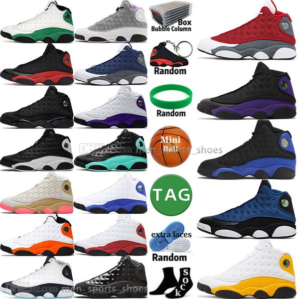

brave blue red flint bred hyper royal 13 13s mens basketball shoes del sol court purple houndstooth black cat he got game lakers men sports