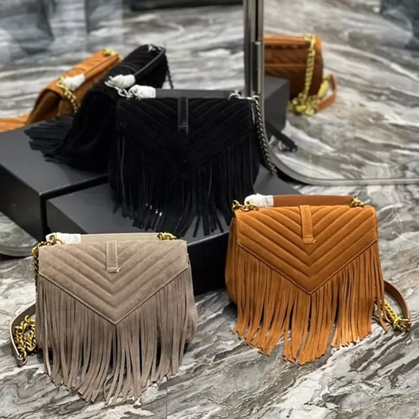 

designer college tassel shoulder crossbody bag women luxury fashion bags