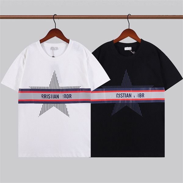 

the new 2022 summer outdoor leisure fashion loose pattern letter t-shirt cym30, White;black
