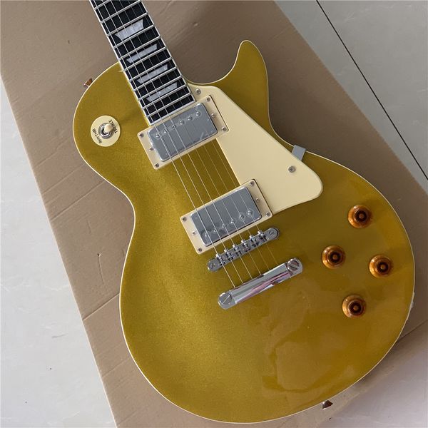 

electric standard guitar, p-90 pickups , gold ebony fingerboard guitars guitarra