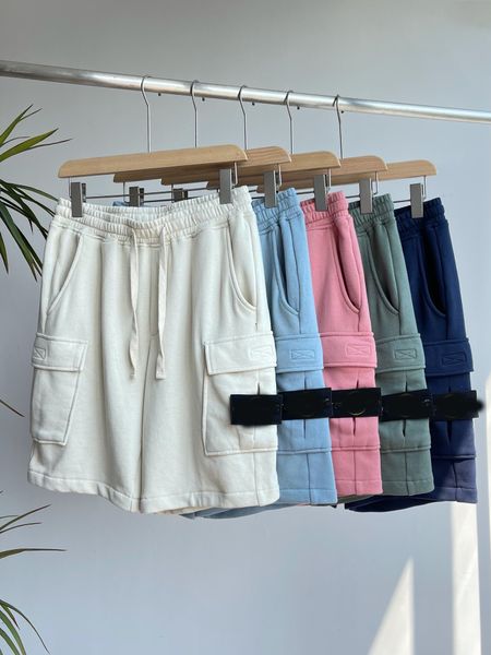 

2022new cp toney men's shorts stone designer island casual jacket hoodie spring and summer new side pocket terry armband shorts five-po, White;black