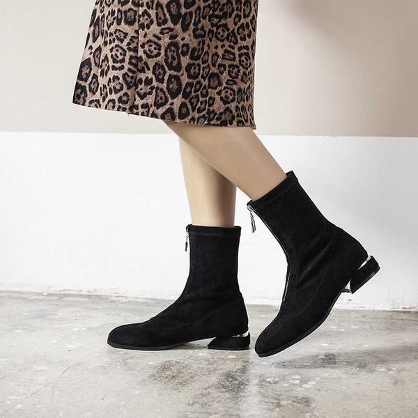 

fashion women boots autumn winter boots factory direct scrub booties ladies boots shoes 2020 new collection, Black