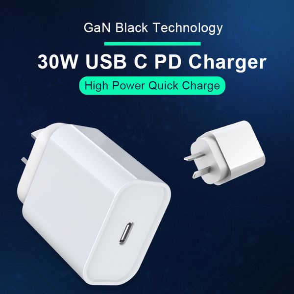 PD 30W USB C Schnellladeadapter für Apple iPhone 13 12 Pro Max Schnellladung