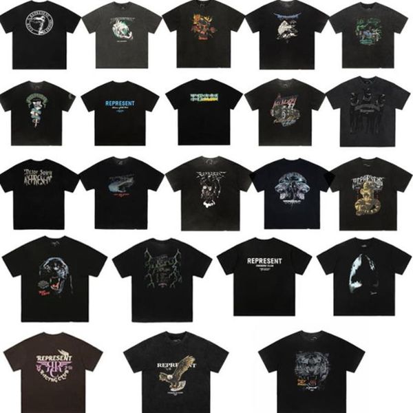 

22ss designer men's tees represent tee casual summer o-neck men ts280t, White;black