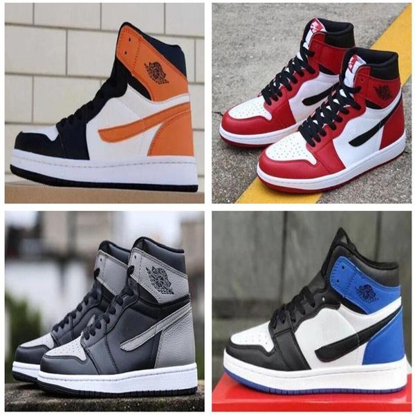 

2021 new arrival jumpman 1 1s high black toe not for re men women basketball shoes obsidian unc black white discount244r