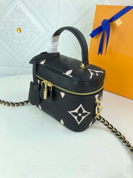 

designer ladies evening bags totes handbag genuine leather brand messenger chain classic fashion luxury 19-13-11cm m42264