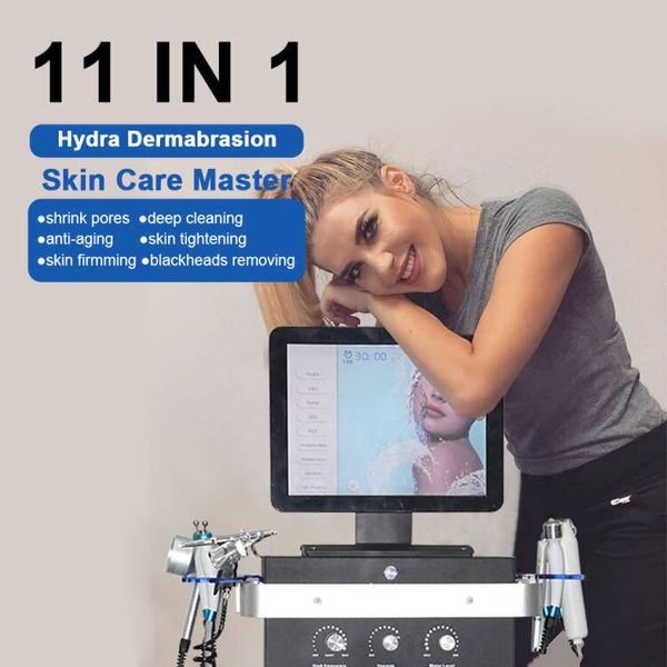 Hydra Cleaning Facial Machine Oxygen AquaPeel Hydradermabrasion Machines Rf Bio Lifting Cura della pelle Strumento di bellezza Face Lift Ringiovanimento della pelle Idratante