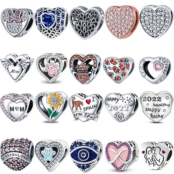 

womens 925 silver beads charms fit pandora bracelets, Bronze;silver