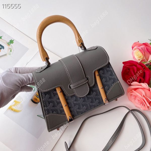 Klassische Designer -Taschen Mode gedruckte Mosaik -Handtasche Vintage Saigon Bags Damen Leder einzelner Schulter -Diagonal -Tasche