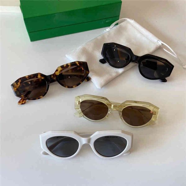 

sunglasses ins net red little book ashui same sunglasses bv1031s personalized fashion cat eye women, White;black