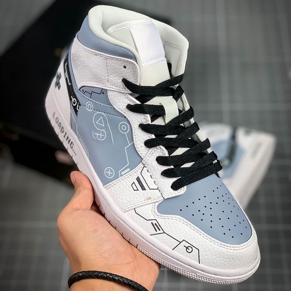 

shoes jumpman 1 mid se electronic graffiti 1s designer og