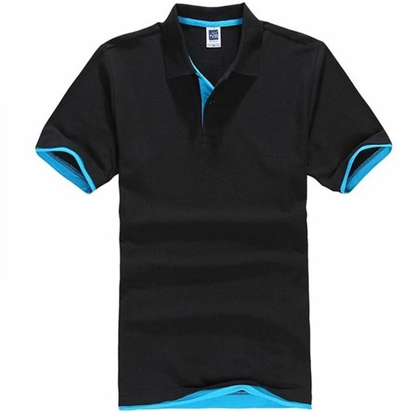 

men s polo shirts summer thin cotton short sleeve camisas brand casual sports men clothing drop 220606, White;black