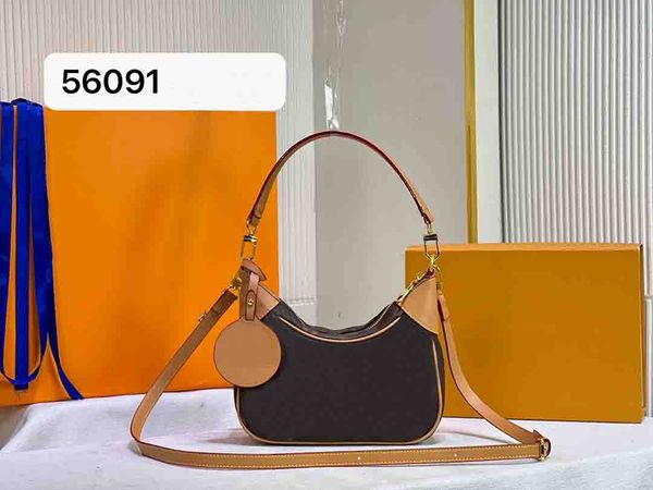 

hh m56091 designers armpit bags luxurys women chain shoulder bag handbags medieval handbag high grade brown leather size 25*18 cm