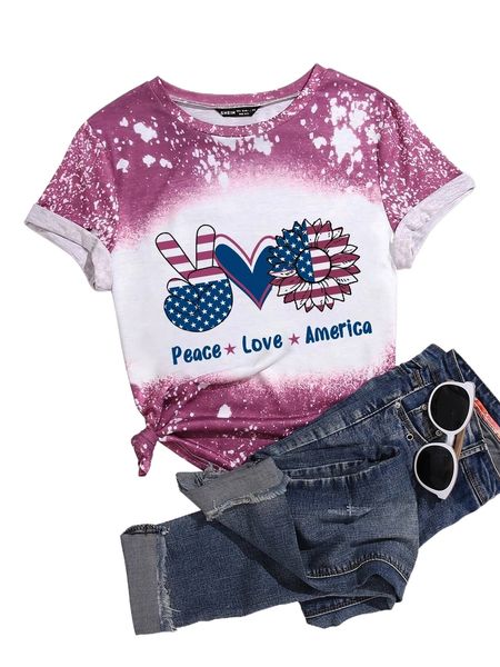 

plus americana gesture & letter graphic tee q9hs#, Black