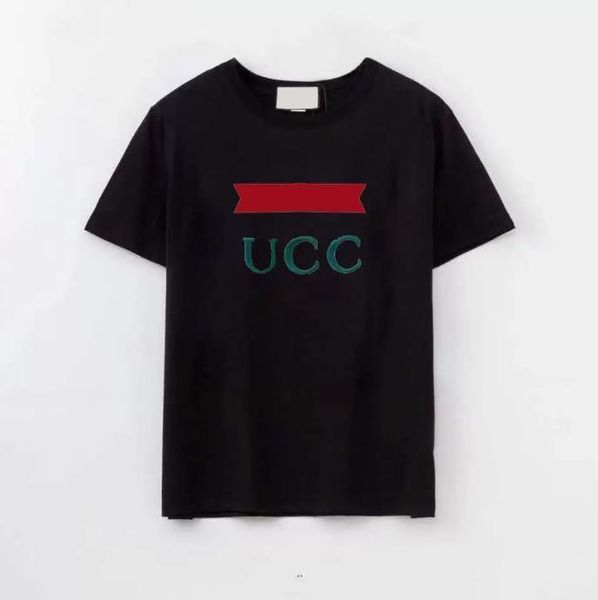 

22ss trend mens designer t shirts embroidery summer apparel clothing men tshirt shirts tee t-shirt round neck spring high loose short sleeve, White;black