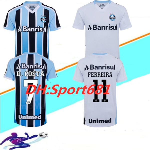 

new 2022 2023 gremio soccer jerseys 22 23 kannemann luan azevedo evrton geromel home away camisetas de futebol uniform men football shirt si, Black