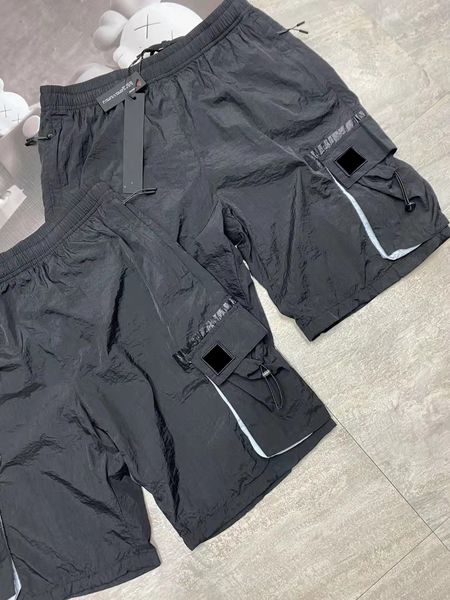 

swim shorts mens designer short pants track summer beach bottoms with budge side pocket joggers outwears drawstring adjust size m-4xl, White;black