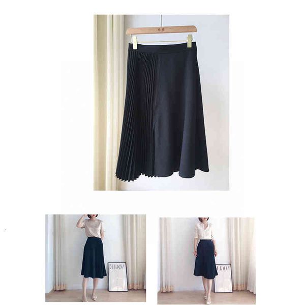 

skirts p150165 m-home design pleated skirt for women, Black