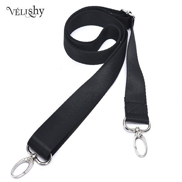 

1pcs black adjustable nylon shoulder bag belt replacement lapcrossbody camera strap