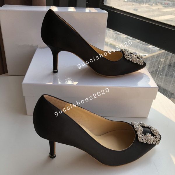 

designer- party wedding shoes bride women ladies sandals fashion dress shoes pointed toe high heels leather glitter, Black;red