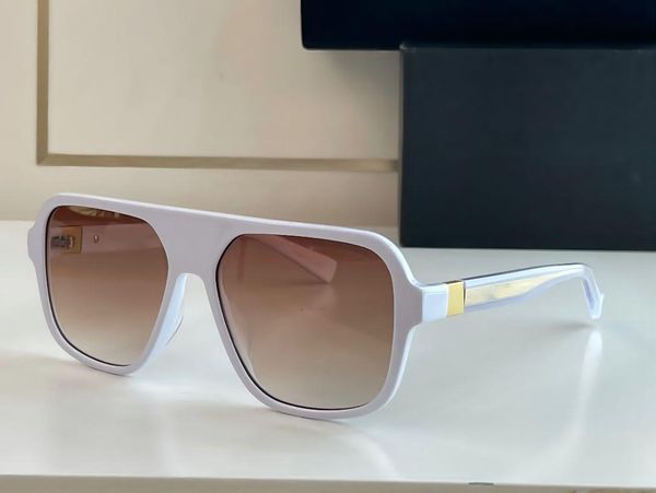 

sunglasses for men women summer 6134 style anti-ultraviolet retro plate full frame random box, White;black