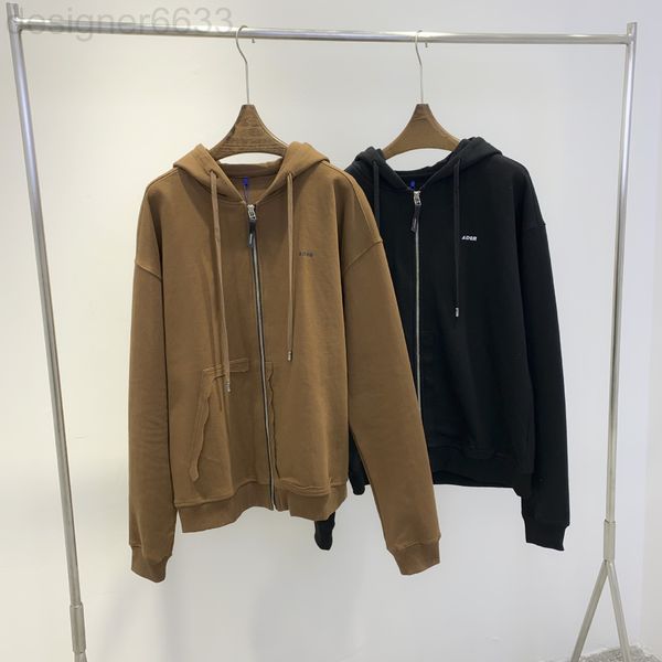 

women's hoodies & sweatshirts designer ader fashion brand sweater spring irregular wave broken pocket coat men's and women's, Black