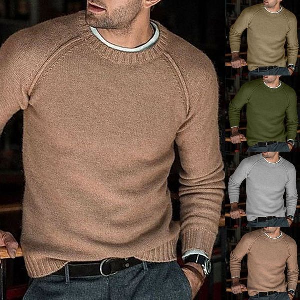 

men's sweater knitted oversize long sleeve o-neck solid fitting warm knitted sweater harajuku sweatshirt winter autumn l220801, White;black
