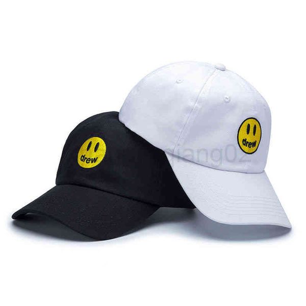 

designer draw bucket fit hat trucker baseball straw cowboy europe and america fashion brands mens and womens sun protection smiling face cap, Blue;gray