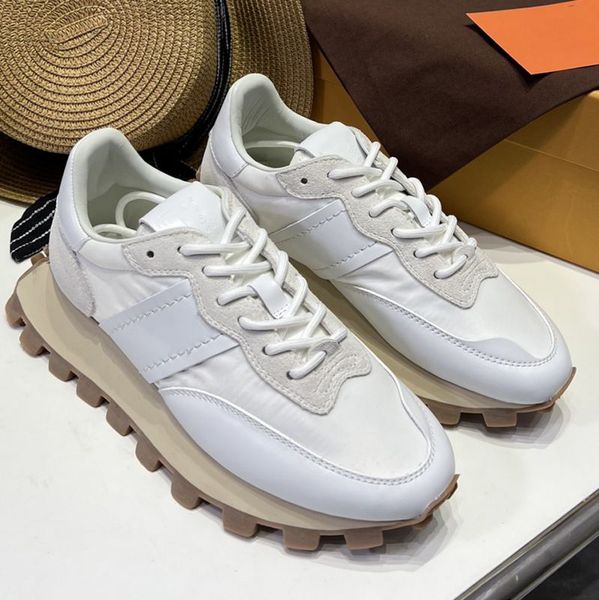 

designer couple shoes 1t in suede and fabric - orange, black, brown simple and fashionable platform casual sneakers