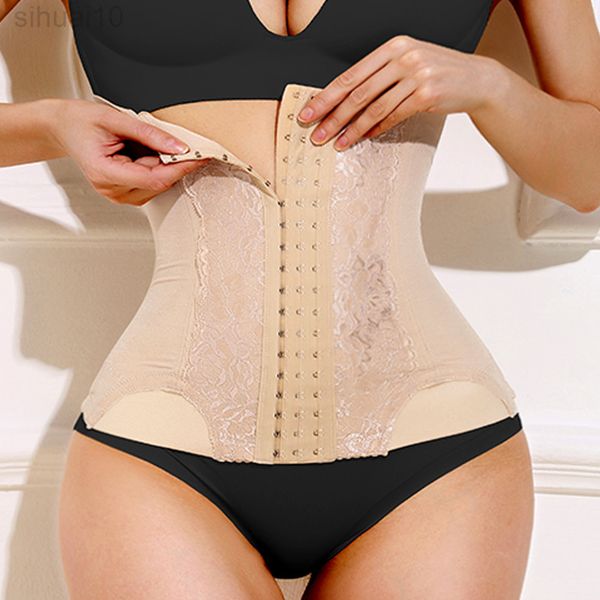 

corset waist trainer cincher women slimming underwear weight loss modelling belt shapewaer tummy control fajas belt body shaper l220802, Black;white