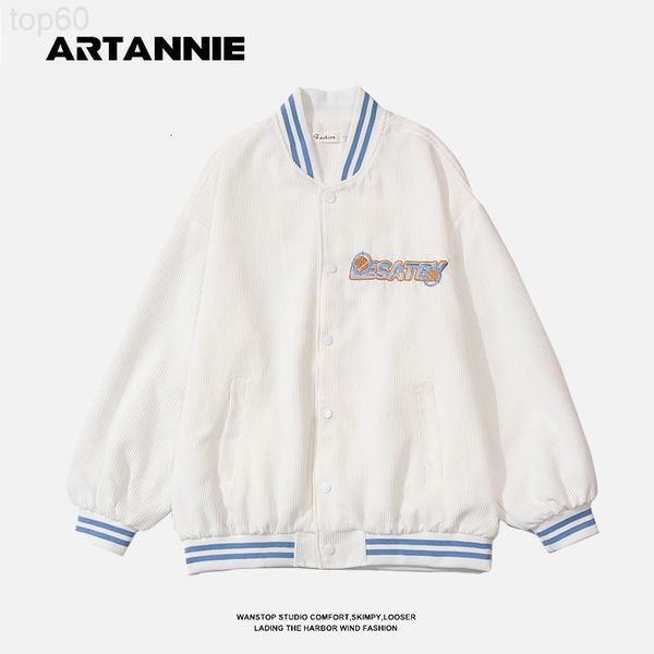 

men's hoodies & sweatshirts designer harajuku wind lantern core velvet baseball jacket women's spring and autumn casual jacket ins, Black