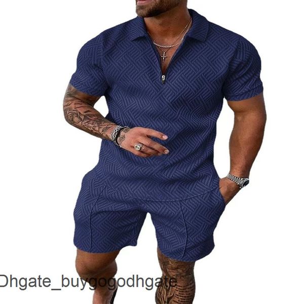 

summer men's fashion tracksuits hawaii sets casual tshirt man print short sleeve shirts loose luxury tracksuit men beach outfits 2 piec, Gray