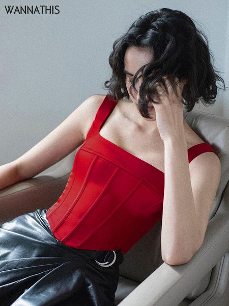 

summer women cropped y2k corset skinny green vest square collar sleeveless satin vintage elegant casual tank 2022, White