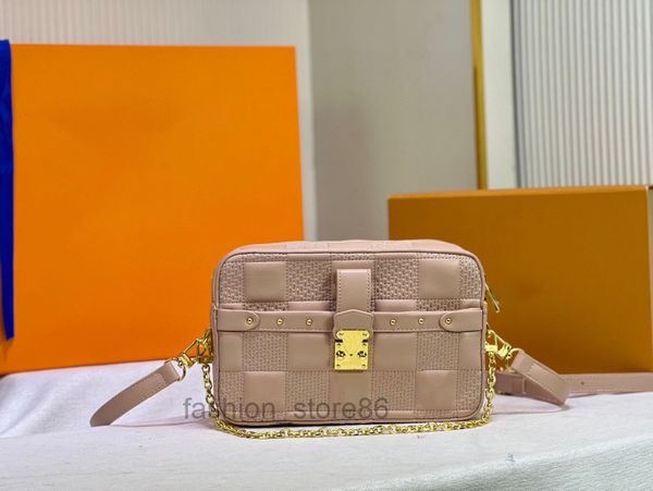 

camera bags sheepskin embroidery flap fashion mid-sized soft wallet check should h6hf