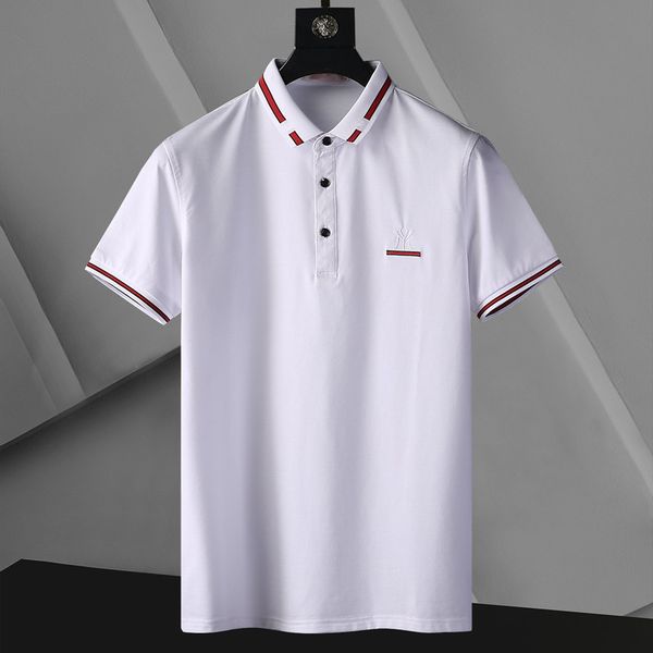 

men's polo shirts designers casual stylist clothes short sleeve fashion men summer t shirt sizeno1 m-3xl, White;black