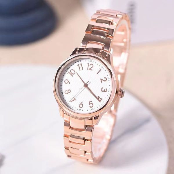

luxury womens watches watch steel band couple designer watch ladies simple fashion trend women waterproof women's quartz fsadfs, Slivery;golden