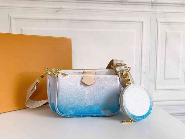 

bag genuine leather 6 colors multi accessories chain bag women shoulder handbags embossed flower fashion crossbody purse card