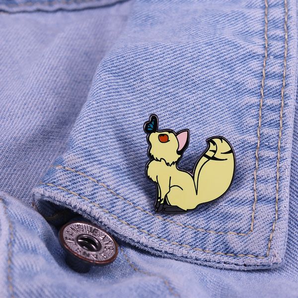 

cute kirara pins inuyasha comic anime inspired jewelry, Blue