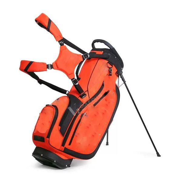 Rodas de ombro corporal Capacidade enseaduta dobrável Bola de viagem à prova d'água Stand Stand Standcases Bolsa de golfe Ultra Light Suporte conveniente