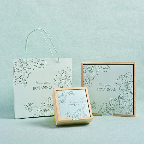 Regali per matrimoni in avvolgimento regalo per gli ospiti souvenir blu foreste borse feste bomboniere imballaggi in legno caramelle boxgift wrapgift