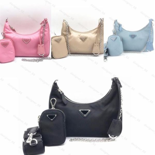 

nylon luxury designer bag shoulderbags leather handbag lady cross-body chain bags tote handbags famous fashion cl202a