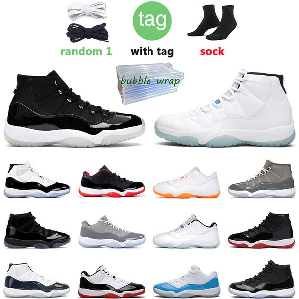 

11s basketball shoes 11 men women gamma blue unc concord legend blue heiress cherry bred mens womens trainer sneaker