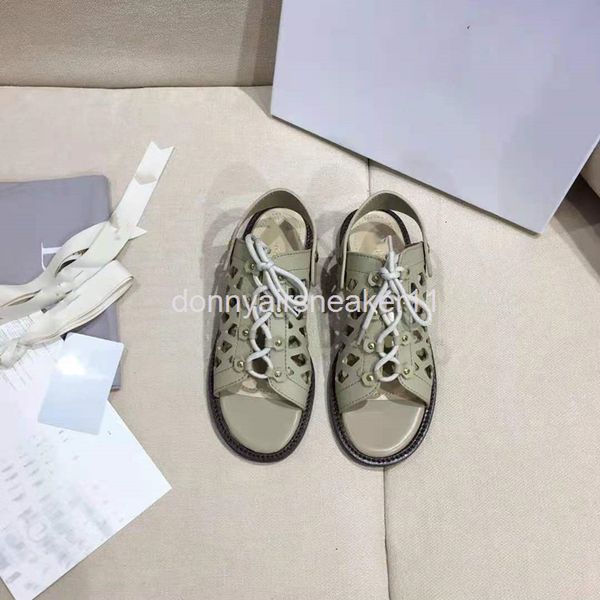 

sandals hollow out flat sandals women's summer fashion lace up leather roman style beach shoes, Black