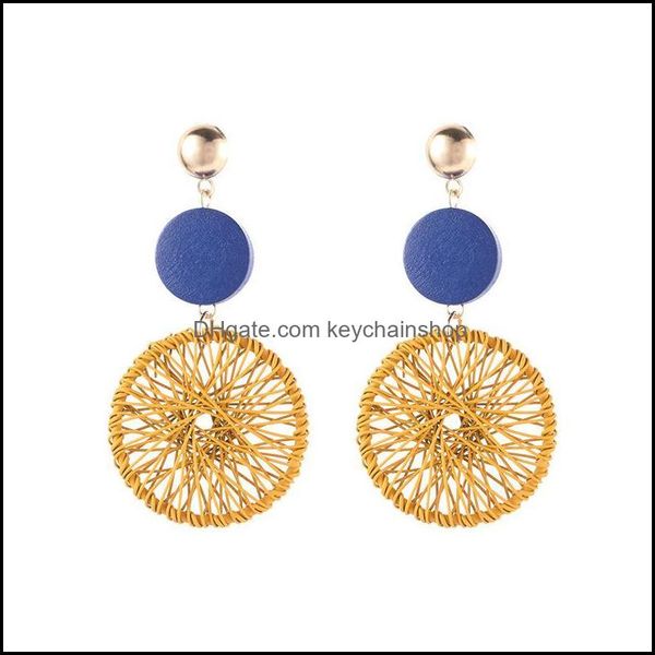

dangle chandelier earrings jewelry drop round pendant for women wood circle network 2021 fashion delivery 7k3zs, Silver