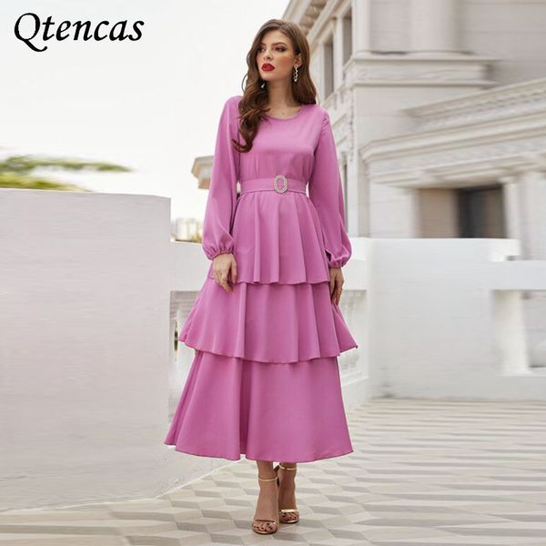 

ramadan caftan marocain abayas for women dubai abaya turkey muslim dress kaftan moroccan aid moubarak morocco djellaba femme, Red