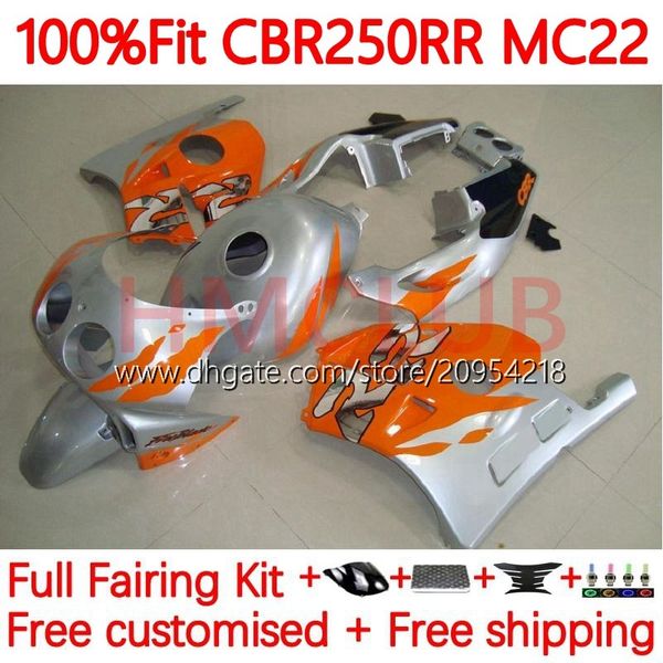 Corpo di iniezione Per HONDA CBR 250RR 250 RR CC CBR250RR 90 91 92 93 94 95 96 97 98 99 128No.22 250CC MC22 CBR250 RR 1990 1991 1992 1995 1996 1997 1998 1999 Fiera argento arancione