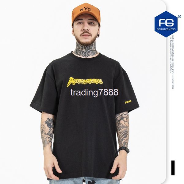 

men's t-shirts fg menswear trendy men's head poster printed loose short sleeve t-shirt 12n0, White;black
