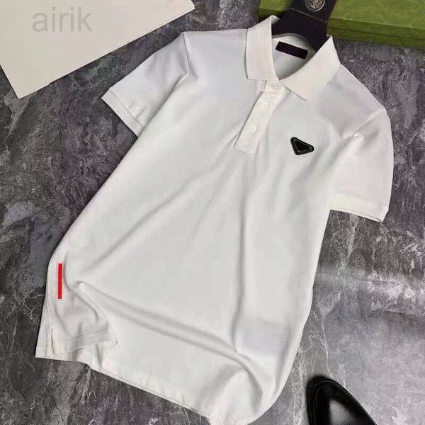 Herren Shirt Design Luxus Sommermänner Top -Qualität Sticker Polo Shirts Kurzarm Cool COOL COTTOME SLIM FIT Casual Business Geschäfte